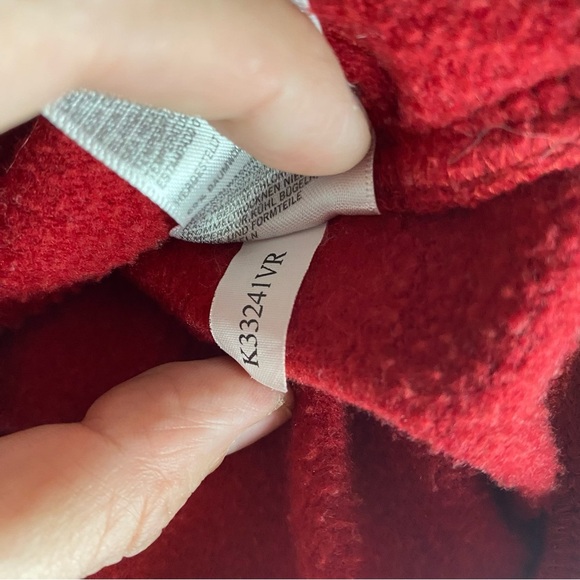 Nautica Sweater Red & Blue 1/4 Zip Pullover Sailing Jacket Preppy Sweater XL - Picture 5 of 10